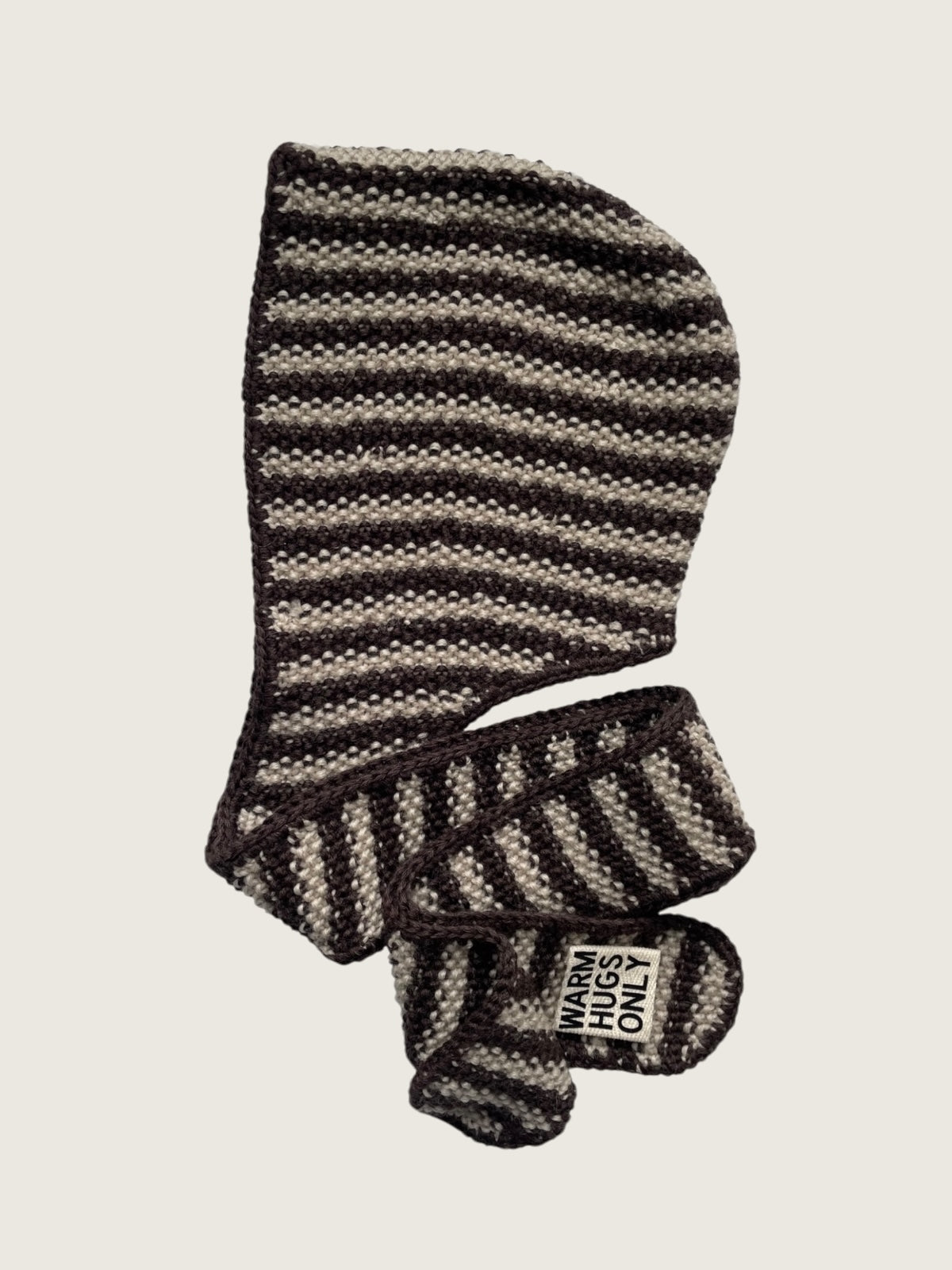 Hand-knitted Balaclava scarf