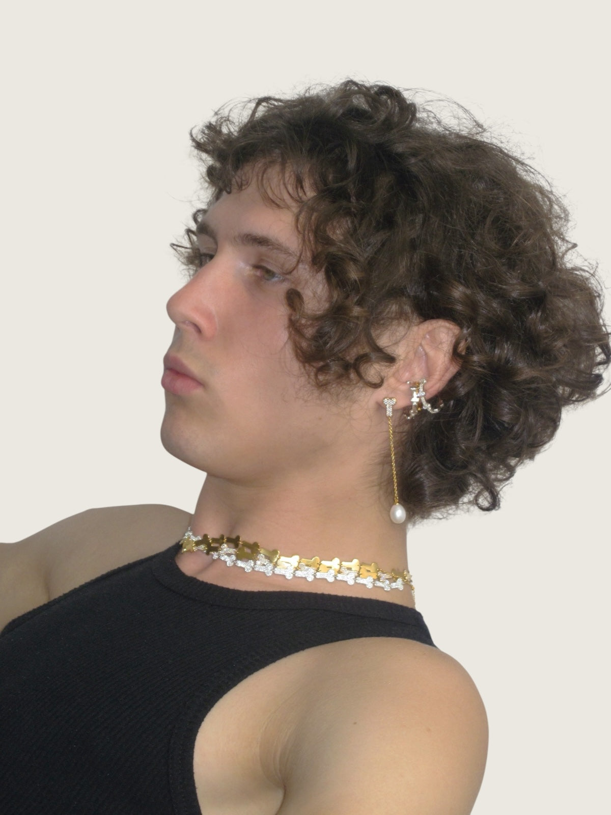 Penis & Pearl earring