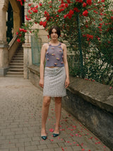 Lavander Crochet top