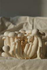 Mushroom pendant in gold