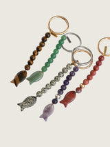 Bag charm tiger fish