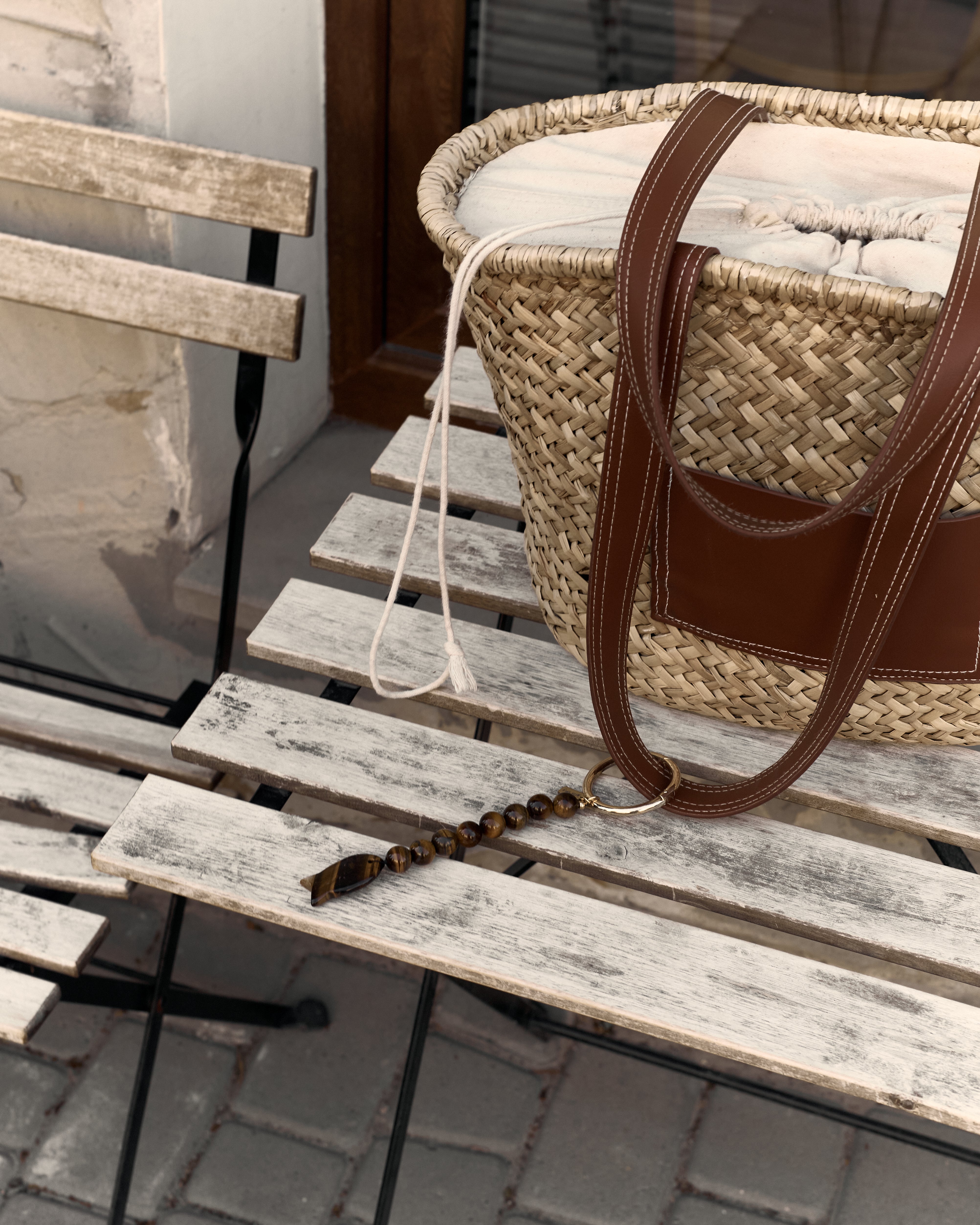 Bag charm tiger fish