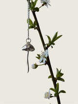 Mushroom pendant in silver