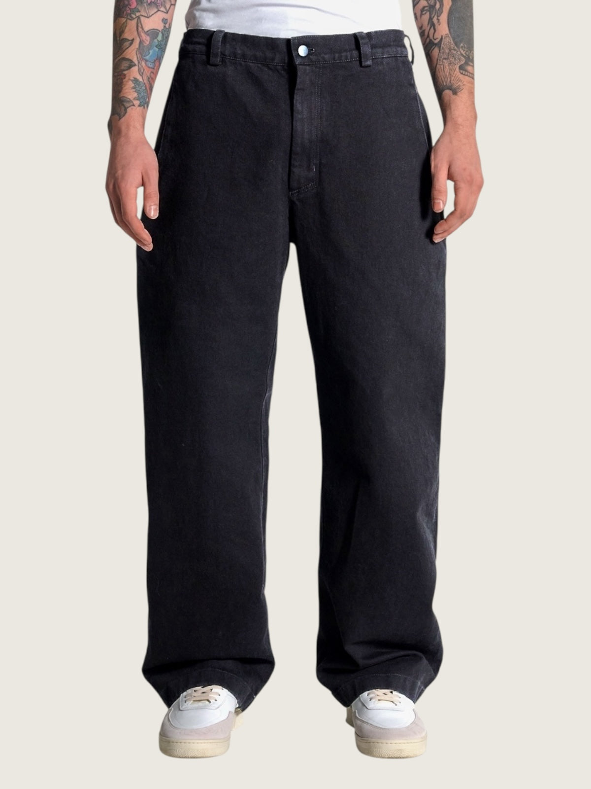 Trapezoid jeans TS25