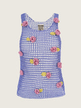 Lavander Crochet top