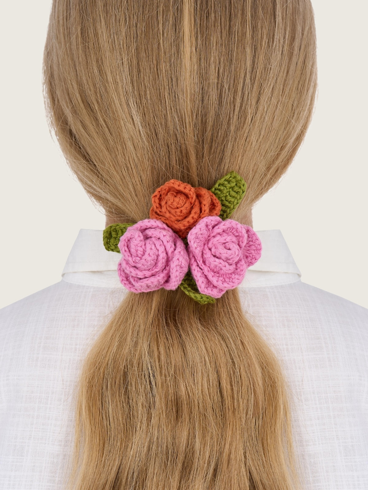 Rose hair clip