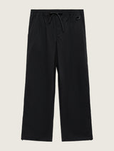 Pleat track pants black