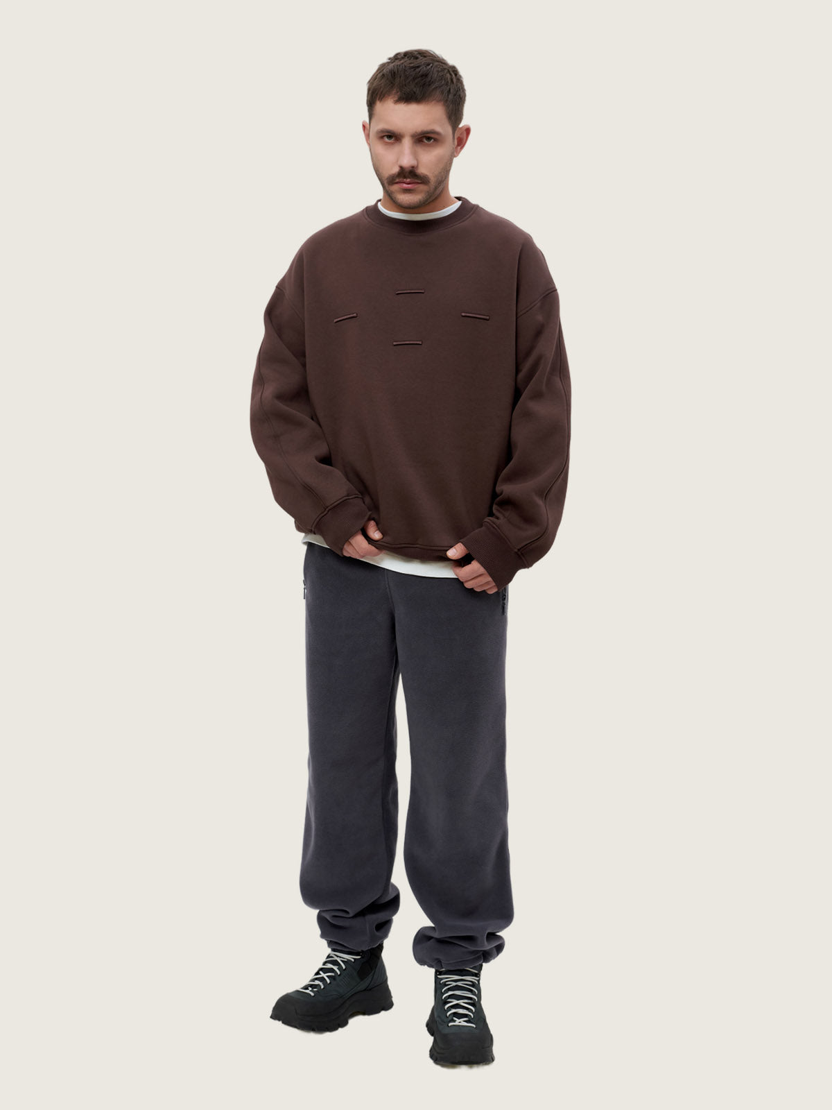 Brown warm sweatshirt