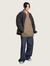 Adjusting jeans blue