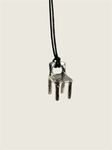 Chair pendant in silver