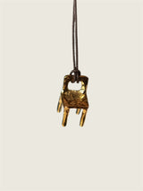 Chair pendant in gold