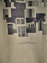 Trapezoid hoodie "Monument" green