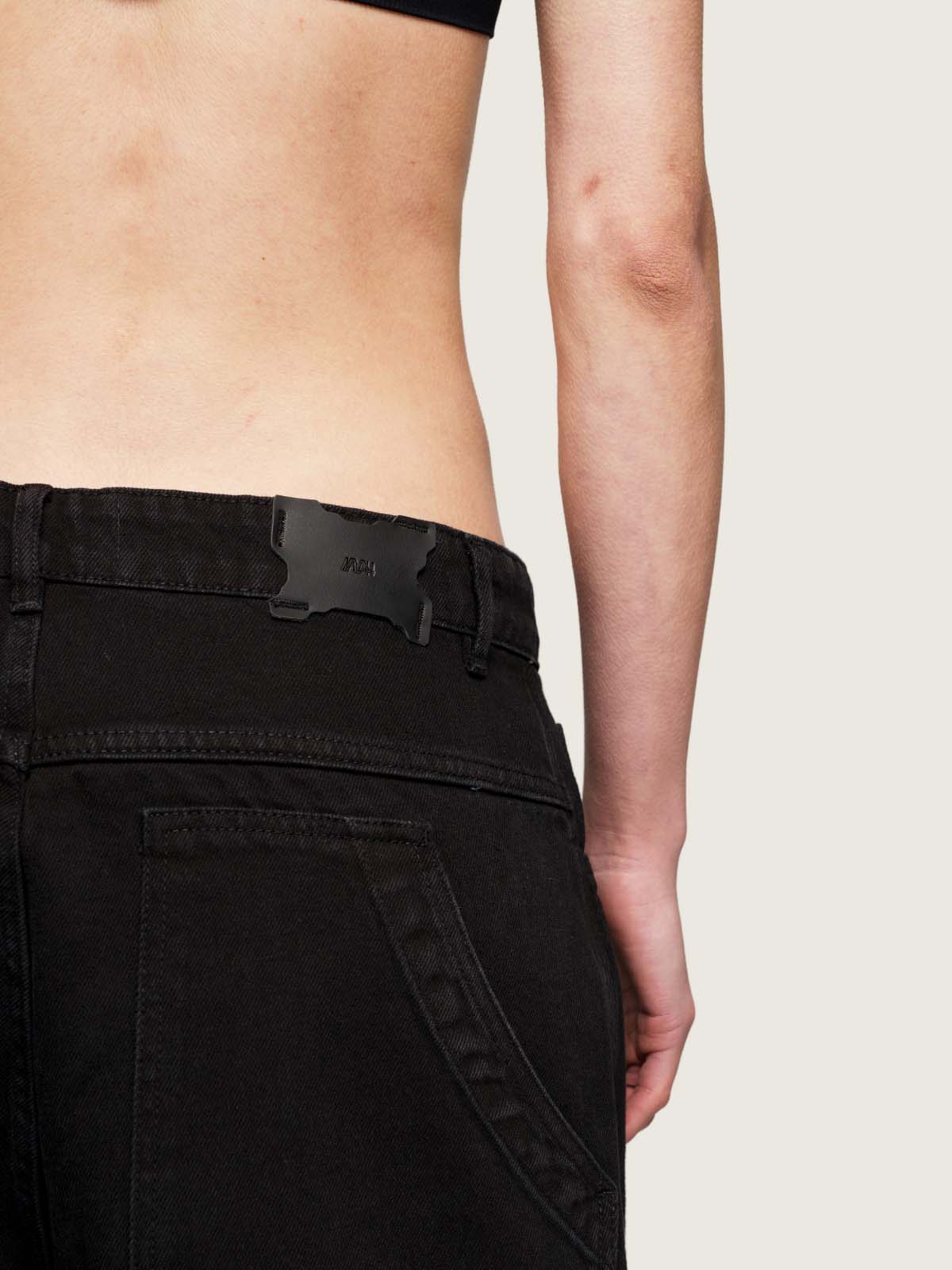 Labor Doubleknee Jeance Black