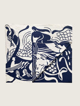 Merino scarf "Vodianyk"