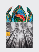 Silk scarf "Morelky"