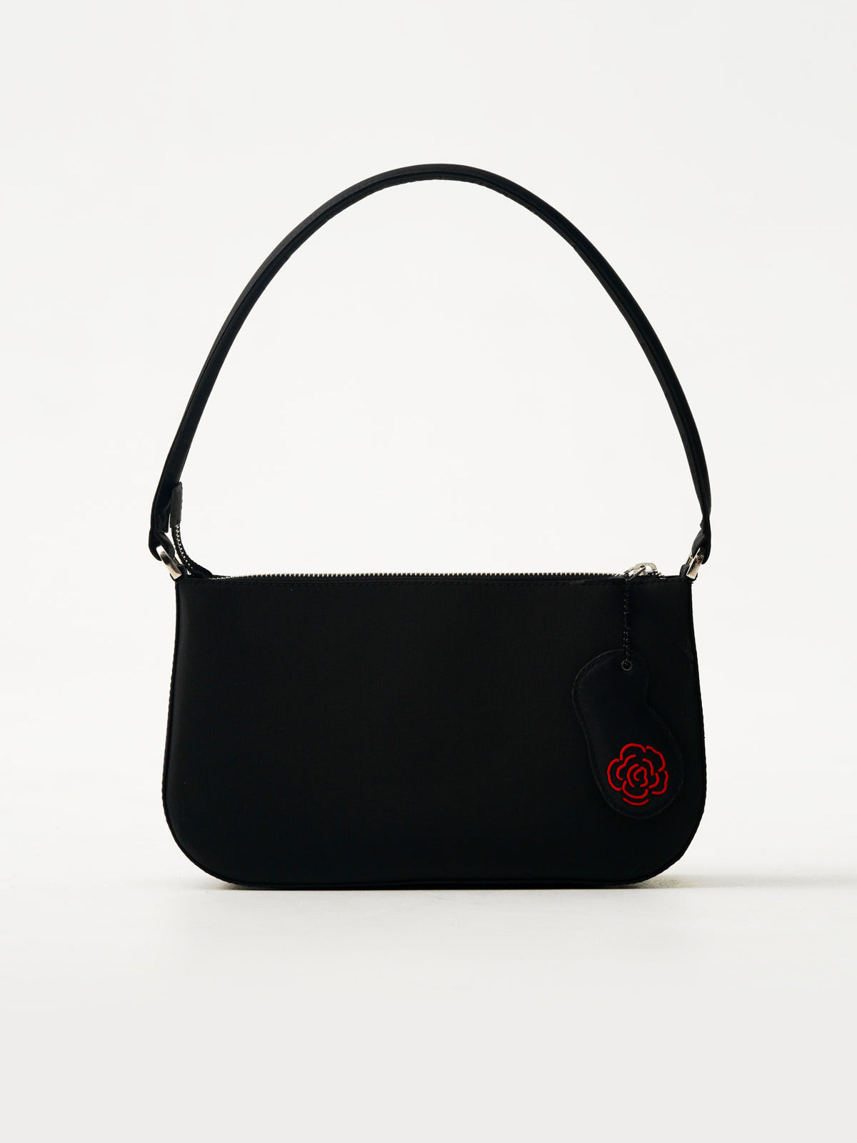 Basic+rose embroidered red roses bag