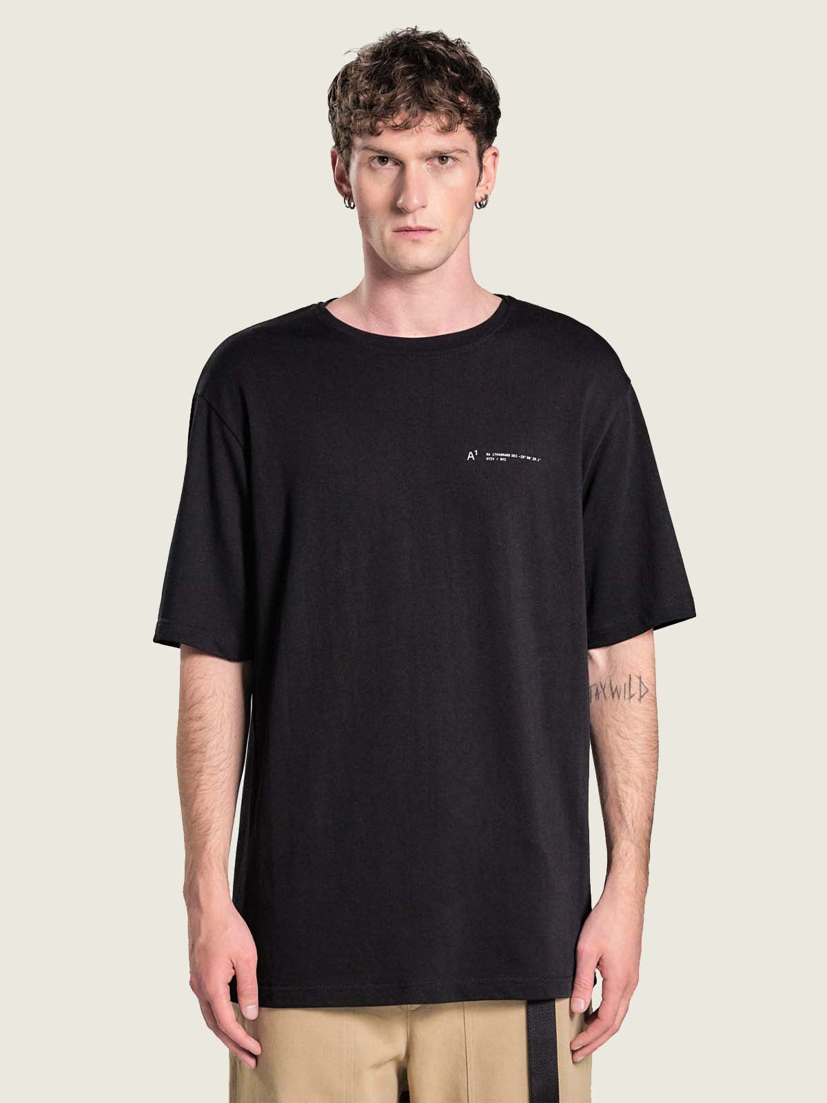 Overlaped logo t-shirt