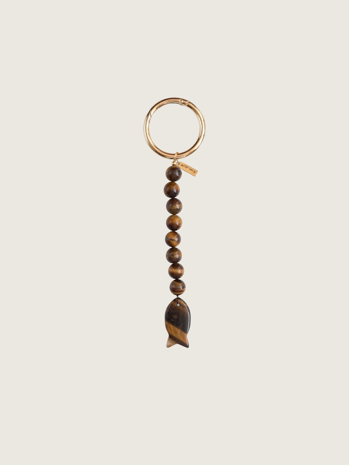 Bag charm tiger fish