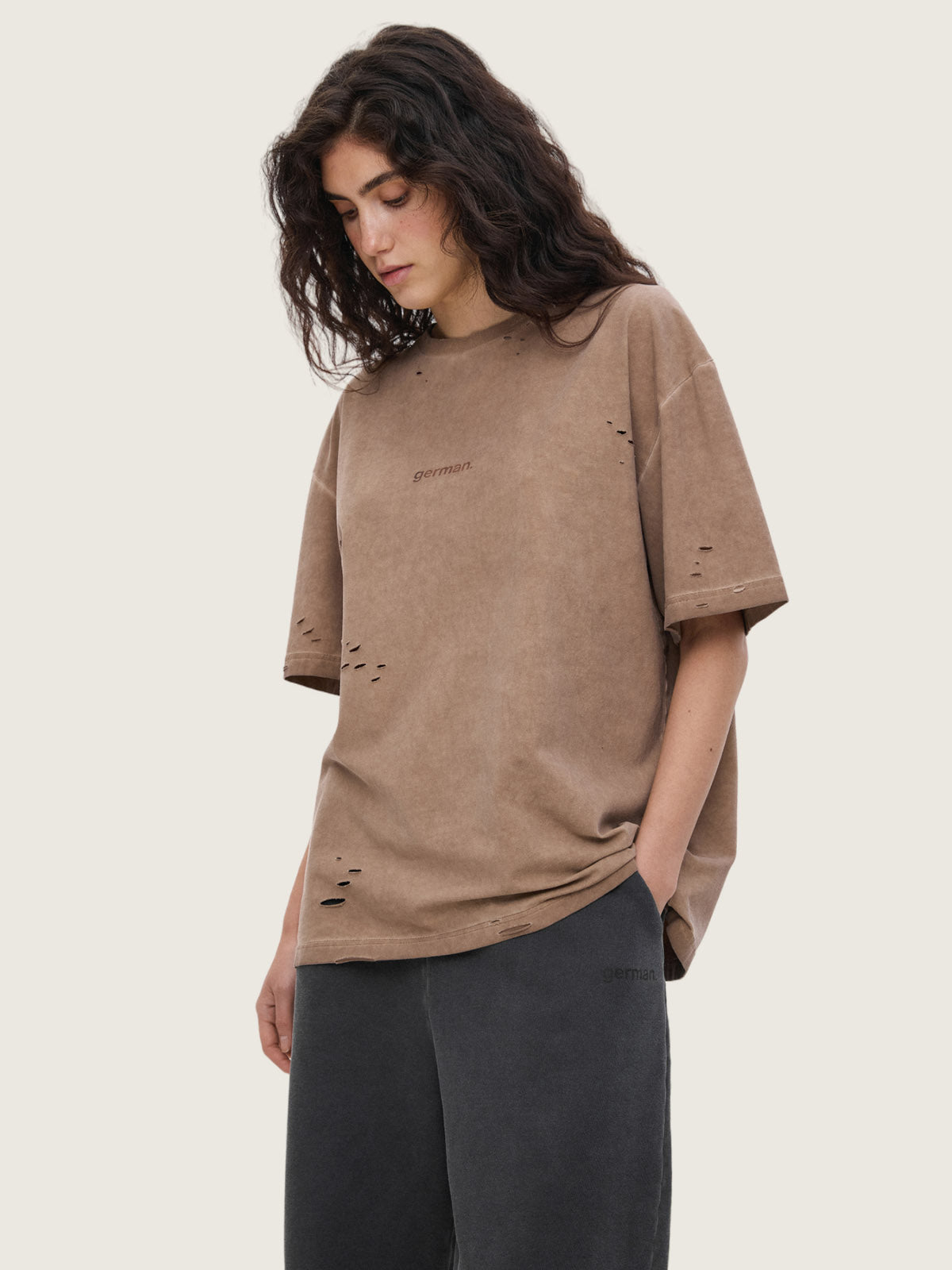 Vintage brown oversize T-shirt