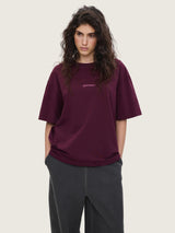 Marsala oversize T-shirt