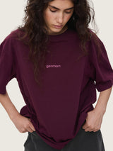 Marsala oversize T-shirt