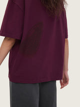 Marsala oversize T-shirt