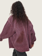 Vintage burgundy denim shirt