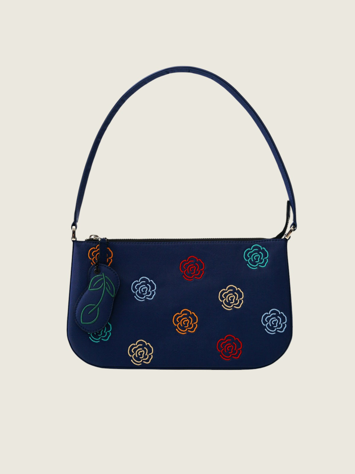 Basic+rose embroidered multicolor roses bag