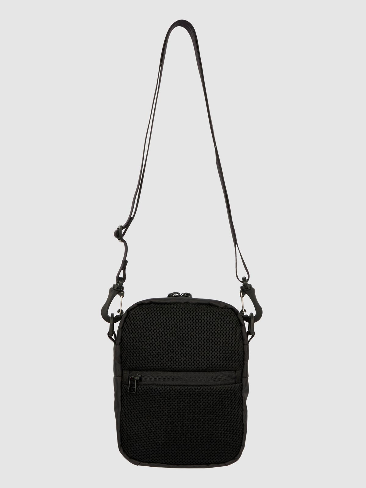 Tendo Black Reflective Crossbody Bag