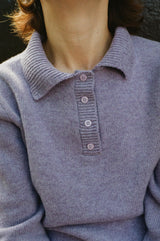 Lilac Polo Sweater