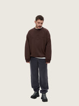 BROWN WARM SWEATSHIRT