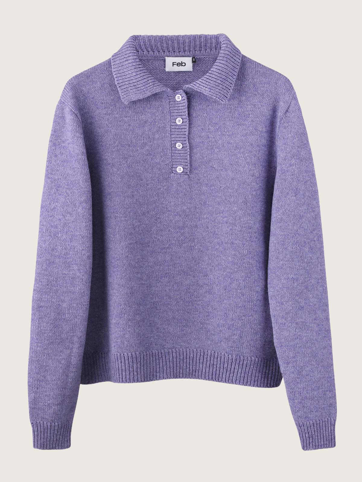 Lilac Polo Sweater