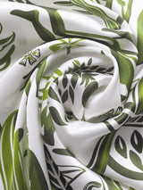 Silk scarf "SHUM" with double-sided printing