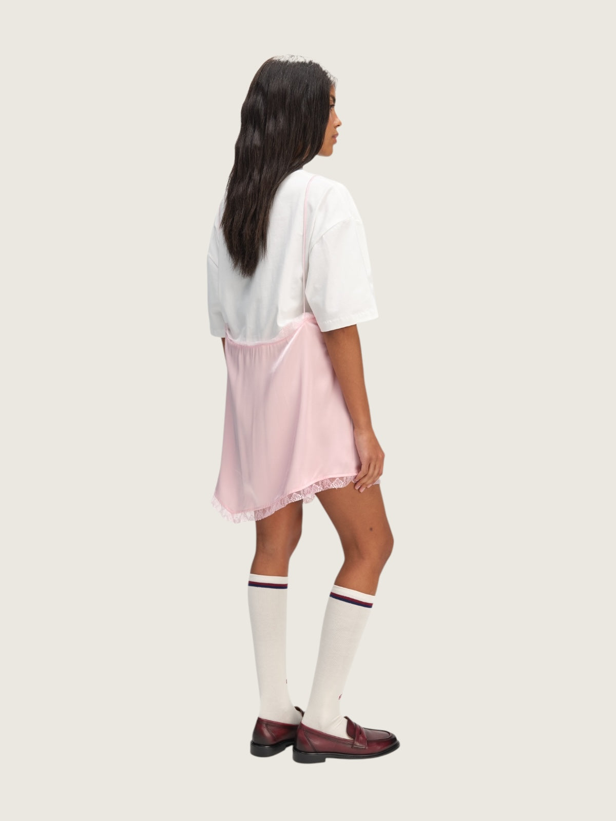 Pink dress muse