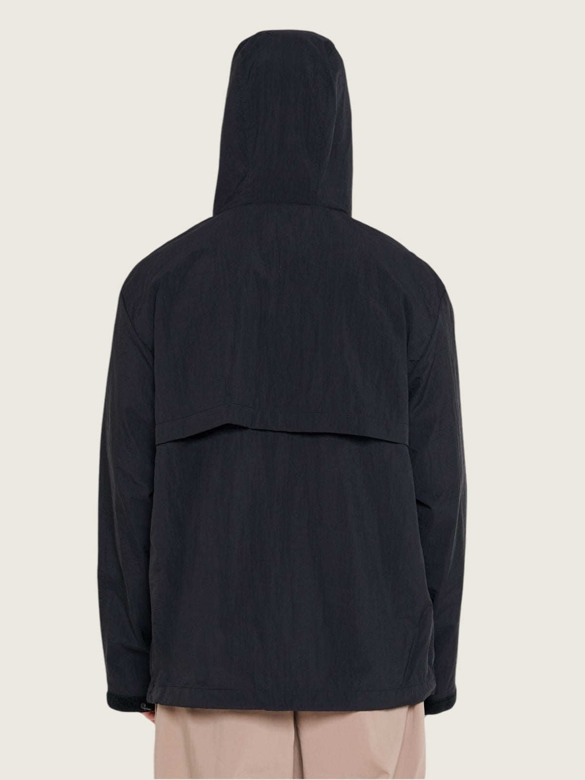 Zip down anorak