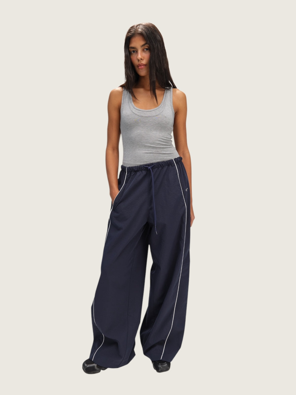 Gray double viscose T-shirt