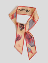 Thin silk scarf "Churai"