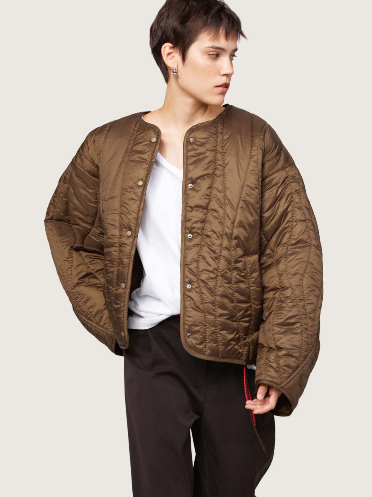 Khaki liner jacket