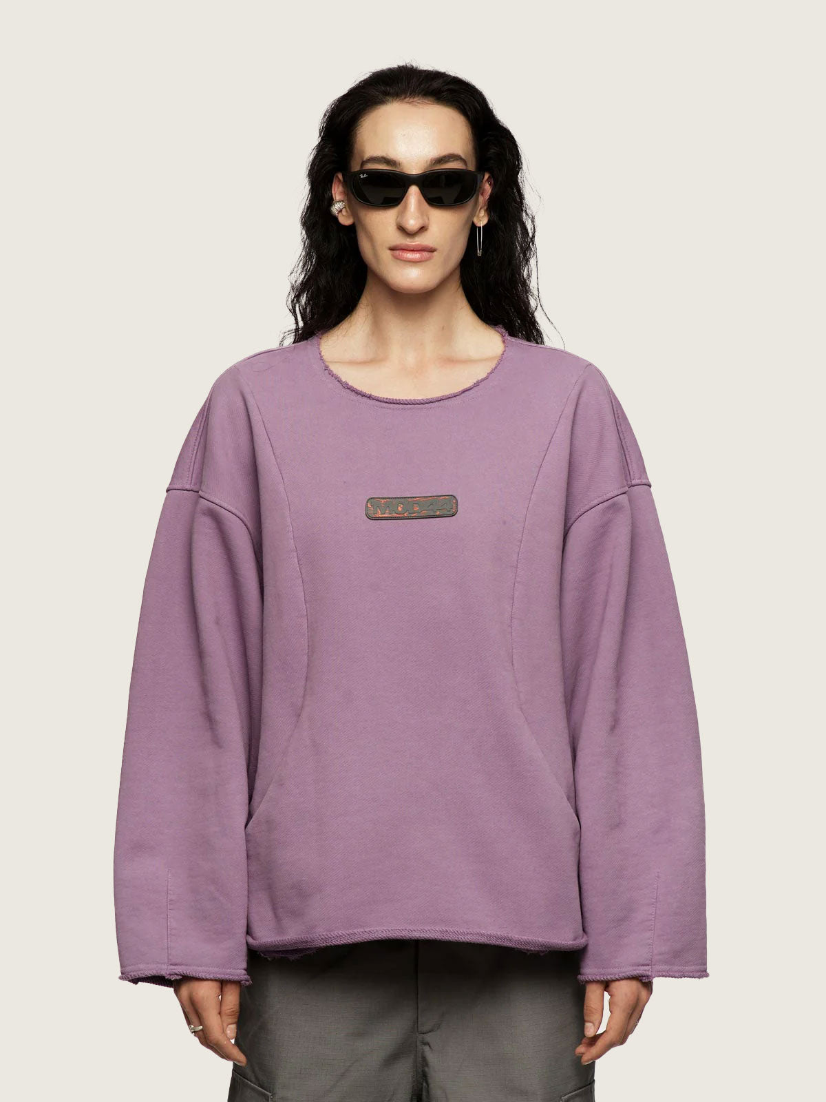 Labor Crew Purple Sweatshirt