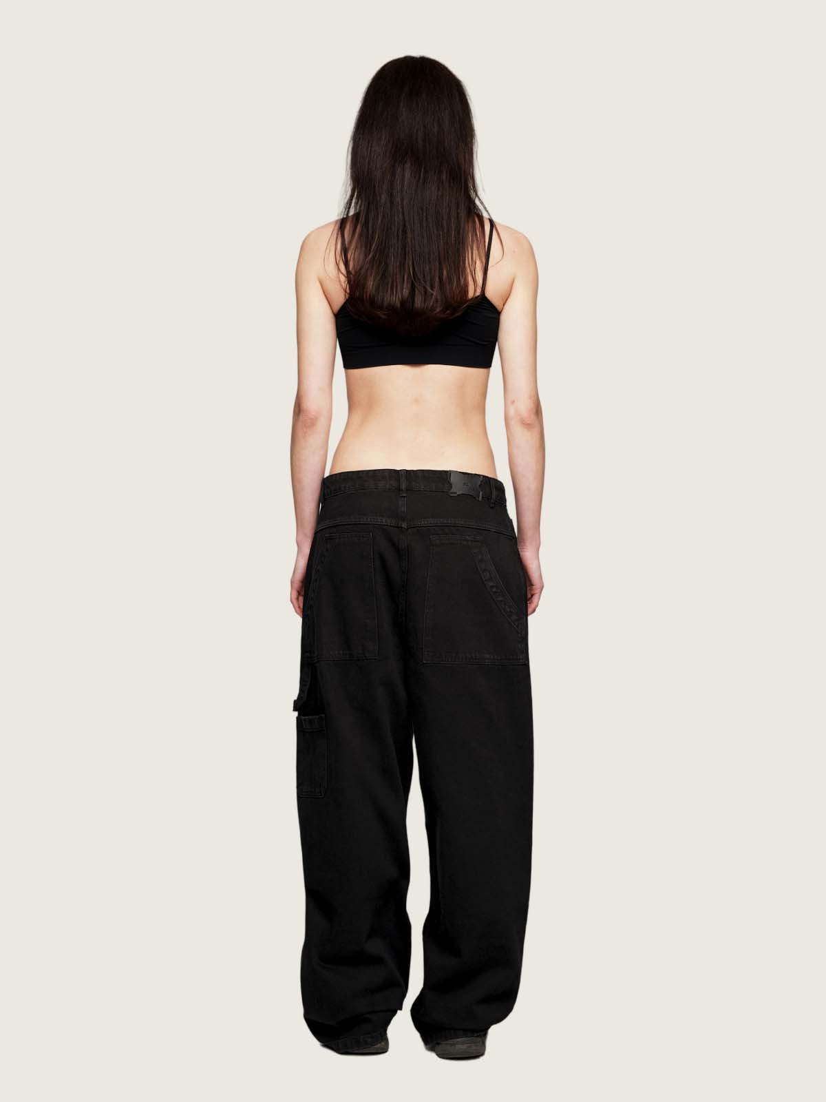 Labor Doubleknee Jeance Black