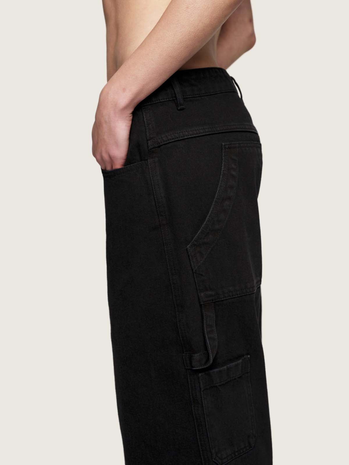 Labor Doubleknee Jeance Black