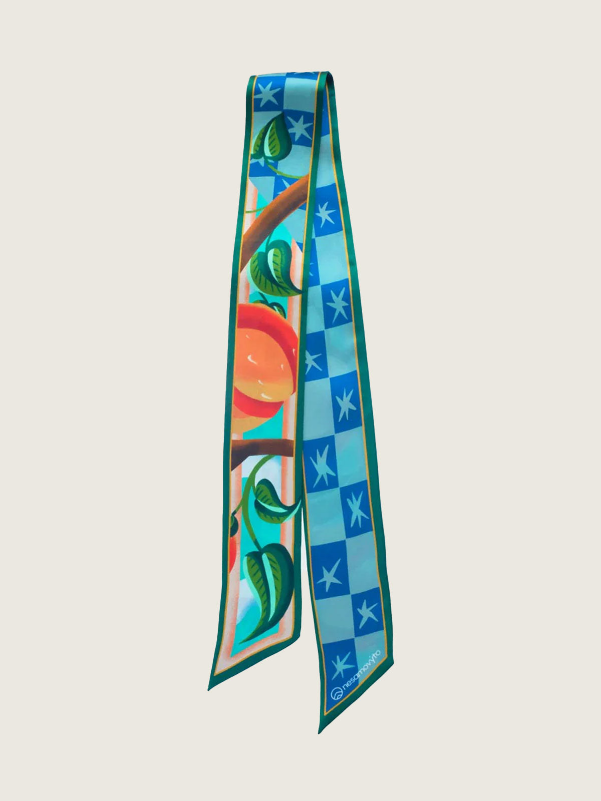 Thin silk scarf "Morelky"